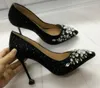 2018 Nuove donne paillettes tacchi a spillo tacco alto pompe di diamante scarpe da festa strass pompe scarpe da sposa scarpe da sposa di cristallo