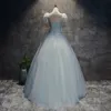 2018 Illusion Prinzessin V-Ausschnitt Applikationen Ballkleid Quinceanera Kleider Tüll Schnürung Sweet 16 Kleider Debütantin 15 Jahre Partykleid BQ68