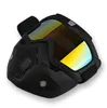 Ski Bike Motorcycle Face Mask Goggles Motocross Motorbike Motor Open Face Detachable Goggle Helmets Vintage Glasses Universal