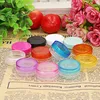 5g 5ml Clear plastic jar, empty cosmetic containers,sample makeup sub-bottling nail powder case LX1134