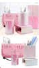New Mermaid Magnetic Empty Portable Makeup Brush Round Square Pen Holder Cosmetic Tool Brush Containers Pencil Case