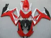 Kit de carenagem para SUZUKI GSXR600 GSXR750 2006 2007 vermelho branco GSXR 600 750 06 07 CX21