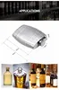 Creative Barrel Shaped Stainless Steel Hip Flask Flagon Barware Portable Drinking Vessel portable container for store wine