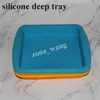 8*8inch Deep Dish square Pan boxes 8.5" friendly Non Stick Silicone Containers Concentrate Oil BHO silicon trays water pipe