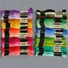 8.7 Yard Brodery Thread Cross Stitch Thread Floss CXC Liknande DMC 447 Färger Massor Gratis frakt