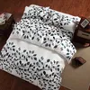 1 PC New Design 6 Sizes Polyester Bed Sheet With Elastic Band Leaf Pattern Deep 25cm Mattress Bed Cover Fitted Sheets Home Use