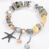 2018 new bracelet Bohemian mini fresh natural stone crystal lady bracelet starfish shell fashion bracelet hot sell