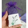 Фиолетовый хлопок органзы лаванды Саше пустой мешок DIY сушеные цветы сладкий Бурса шкаф плесень доказательство мешок подарка