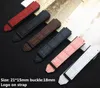 Nouveau bracelet de montre en cuir silicone coloré pour bracelet femmes et accessoires de montre 15*21mm ceinture 18mm boucle logo sur