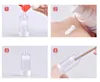 Refillable Portable Travel Empty Cosmetic Bottle Container Empty Spray Perfume Bottle Transparent Traveler Packing Bottle for Lotion Shampoo