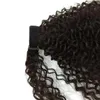 Indiano Naturale Nero Lungo Coda di Cavallo Tessuto 160g Afro Crespi Ricci Clip In Elastico Cravatte Coulisse Coda di Cavallo Estensione Dei Capelli Umani Vergini