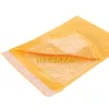 Partihandel 50st / Lot Tillverkare Kraft Bubbla Väskor Mailers Padded Kuvert Papperspåsar 11x13cm CL-2003