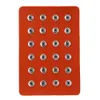 18MM Snap Button Stand Display 10 Colors Black Leather Snaps Display for 24 PCS Jewelry Holder