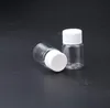 (500 unids/lote) botella de PET transparente de 15ml/15g, botella de pastillas, botella de embalaje, botella de plástico con almohadilla de papel de aluminio SN835