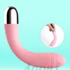 Nuovo vibratore Wowyes Liquid Silicone G Spot Dildo, Soft Cyberskin 10 Velocità Vibrador Giocattoli del sesso anale per donna Vibromasseur Femme. Y18102605