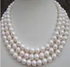 8-9 mm自然完璧な丸南海白真珠のネックレス50 "工場卸売価格女性ギフトワードジュエリー