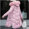 Abrigos Mujer Invierno 2018 Style coréen longue veste d'hiver femmes fourrure à capuche Parka hiver manteau femme épais chaud Chaqueta Mujer