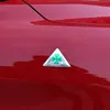 2pcs Alfa Romeo Quatrefoil Green Delta Car Side Fender Emblem Badge Klistermärke för Alfa 147 156 166 159 Giulietta Giulia Spider GT Car Styling