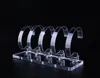 5 Bits high grade Wrist Watch Display Stand Holder Rack clear acrylic jewelry bracelet Tabletop show stand decoration organizer di8308505