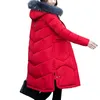 여성 재킷 2018 모피 후드 재킷 여성을위한 겨울 코트 여성 긴 파카 여성 코트 의류 플러스 사이즈 C18110601