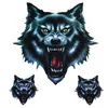 Vinyl Wolf Hoofd Decals Skull Head Fire Flame Grappige Zelfklevende Sticker Voor Motorfiets Auto deurstickers Truck Helm Decor