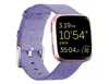 Versa Sports cinturino in tessuto intrecciato cinturino in tela di nylon intrecciato cinturino con fibbia cinturino Fitbit Versa Lite Smartwatch cinturino da polso