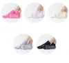 Yoga Sport Fem Fingrar Socks Fitness Toes Socks Dance Antiskid Sock Professionella Färgglada Fotmassage Stickade Strumpor