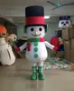 Costumes de mascotte de bonhomme de neige en matériau EVA, vêtements de dessin animé de marche, offre spéciale, 2018