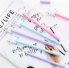 gel ink pen kit stationery cartoon cute school supply multi colors unique unicorn design 0.38mm pen point SN1448