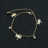 Gold Bohemian Anklet Beach Codey Gioielli Catena di gamba Butterfly Dragonfly Anklets per donne Sandali a piedi nudi Fedi braccialetti alla caviglia 2D41528741