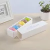 Hochwertige 4-Farben- und grüne Dessert-Macaron-Box mit 6 Mulden, bunte Macarons-Gebäckverpackungsboxen