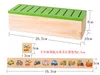 Caja de juguetes de clasificación de conocimiento matemático, juguete de aprendizaje educativo temprano Montessori para niños a juego cognitivo