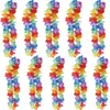 96 cm / 3.78 polegada colorido havaiano flor guirlanda colar para praia fancy dress festa de aniversário de casamento jardim