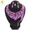 purple wedding jewellery