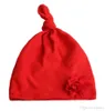 Natale Neonate Cappello Fiore Nodo Copricapo Bambino Bambino Bambini Berretti Turbante Cappelli Accessori per capelli per bambini 10 colori 14226