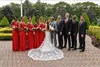 Custom Made Long Chiffon V-neck Bridesmaid Dress Sleevesless Side Split Floor Length Party Dress Backless