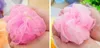 Baddusch pouf bad pouf duschsvamp exfolierande rengöring lugna hud loofah luffa kropp mesh kropp skrubber bad pouf3817280