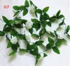 240cm Wedding Decoration Artificial Fake Silk Rose Flower Vine Hanging Garland Home Decor Decorative Flowers Wreaths 15 Colors