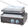 Roestvrijstalen commercieel gebruik Non Stick 110 V 220 V Electric Sandwich Grill Broodrooster Press Maker Machine Baker