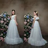 Pentelei 2019 bohemian blomma flicka klänningar för bröllop pärlor en linje små barn baby klänningar skräddarsydda tulle communion klänning