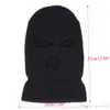 Black Knit 3 Hole Ski Mask BALACLAVA Hat Face Shield Beanie Cap Snow Winter Warm 2018 summer fashion6667352