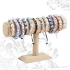 linen bracelet display