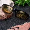 2019 lunettes de moto armée lunettes de soleil polarisées pour la chasse tir Airsoft lunettes hommes Protection des yeux coupe-vent moto lunettes