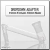 Großhandel Dropdown -Adapter Shisa männlich bis weiblich 14mm 18 mm Glas Dropdown Alle Öl -Rigs -Adapter 2 Stücke viel