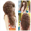 Wigs Women Girl Long Curly Wavy Brown Hair Full Wig Cosplay Party Costume Fashion