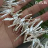 Doğal Yarı - Bitmiş Beyaz Pembe Feng-Pençe Tarzı Inci Küpe Kolye DIY Aksesuarları Malzeme Toptan Gevşek Boncuk