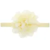 YWHUANSEN 4pcs / lot Enfants Mousseline De Soie Dentelle Bandeaux Petites Filles Cheveux Accessoires Grande Fleur Enfants Mignon Cheveux Décorations Arcs 10pcs H080