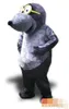 Custom Newly designed Gray mouse monster mascot costume Adult Size free shipping