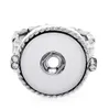 Mode bricolage 18mm NOOSA diamant anneaux femmes gingembre bouton pression anneau bijoux bricolage morceau bouton pression mode bague accessoires