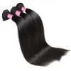 Poules de cheveux raides brésiliens entiers 3pcs Peruvian malaisien indien hair raide tisse des cheveux humains bon marché non traités E73409113619393